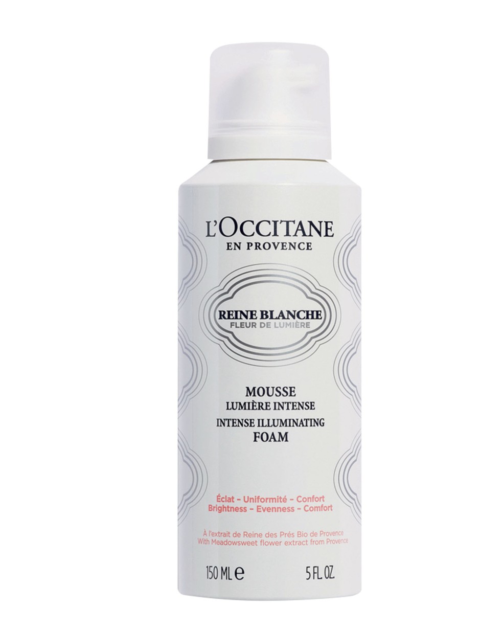 espuma iluminadora reine blanche, l’occitane — Foto: Divulgação