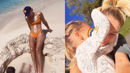 Gigi Hadid celebra três anos da filha com registro na praia