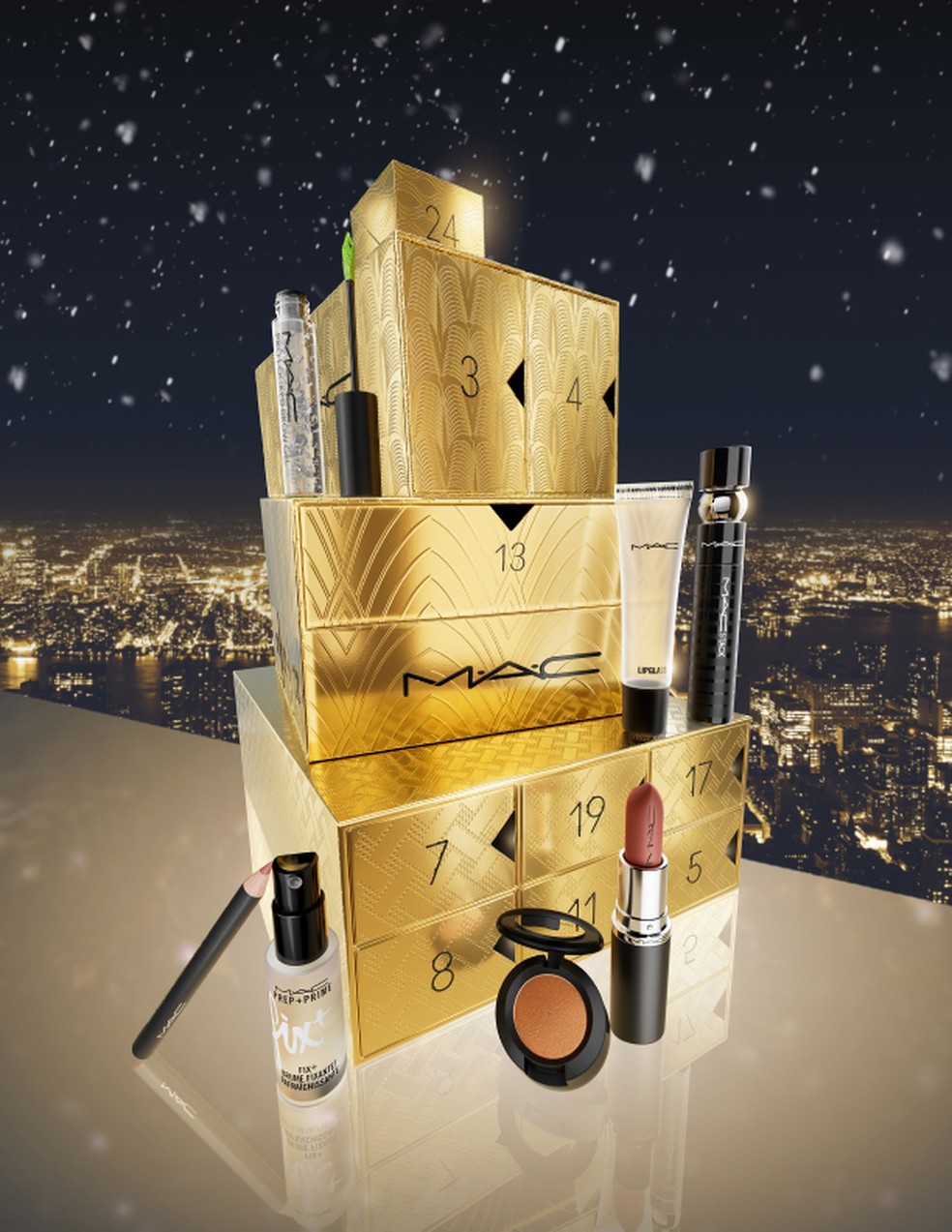 24K Holiday Advent Calendar, de M.A.C, R$R$2.099 — Foto: Instagram