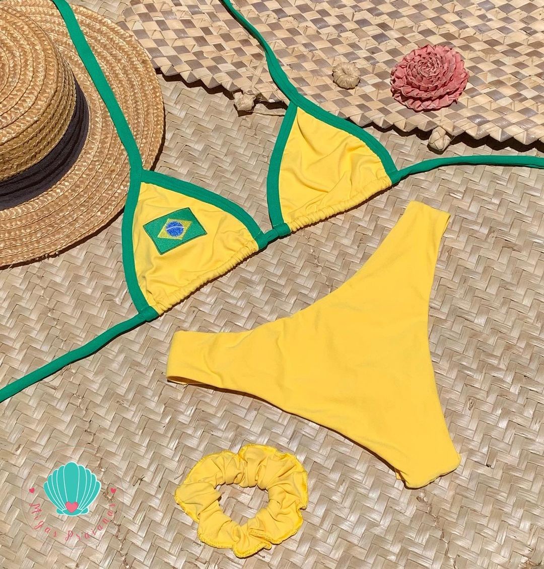 Biquíni verde e amarelo é hit entre Anitta e outras famosas: onde ...