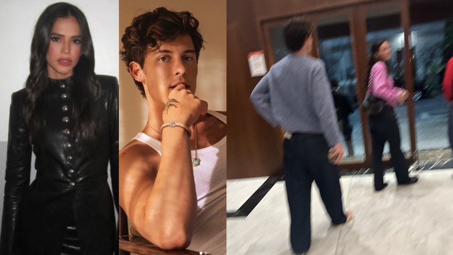 Bruna Marquezine é flagrada em cinema com Shawn Mendes e reforça rumores de affair com cantor