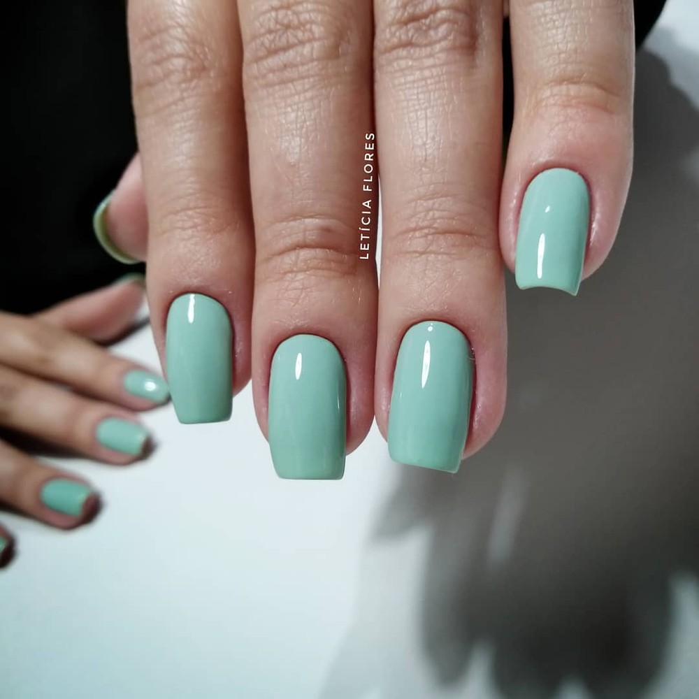 Unhas decoradas verde água: 20 fotos e estilos que fazem sucesso