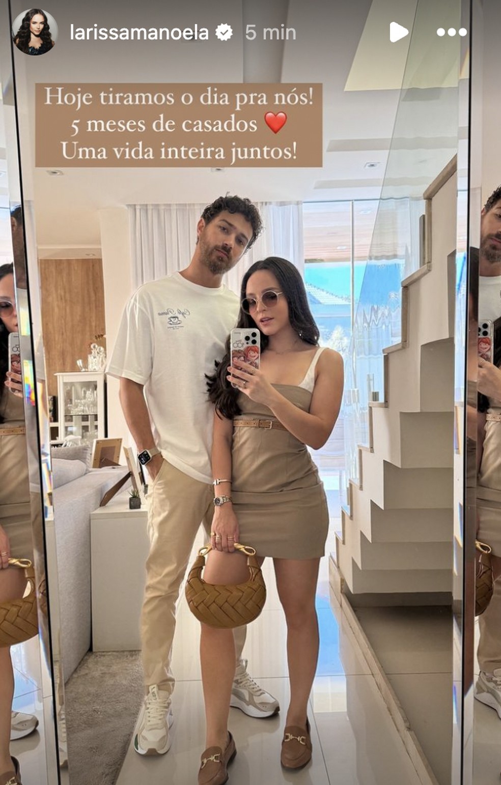 Larissa Manoela comemora 5 meses casada com André Luiz Frambach: Uma vida  inteira pela frente