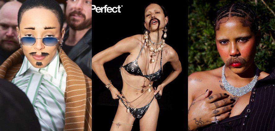 Bigode fashion: mulheres quebram padrões de gênero com visual que carrega  significado