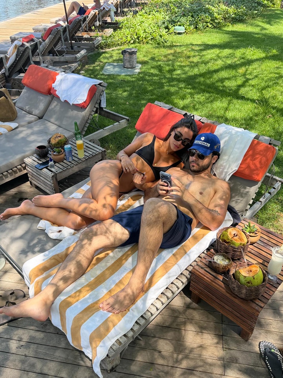 Gabriela Versiani e Murilo Huff curtem férias no Ceará — Foto: Reprodução/Instagram