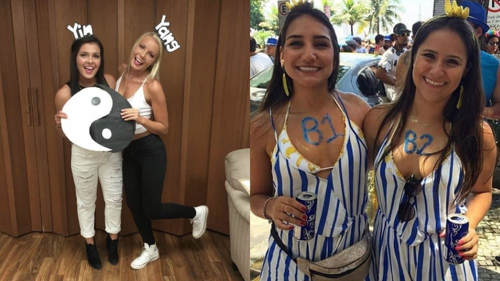 Fantasia de carnaval de dupla: como combinar look de folia com a amiga?