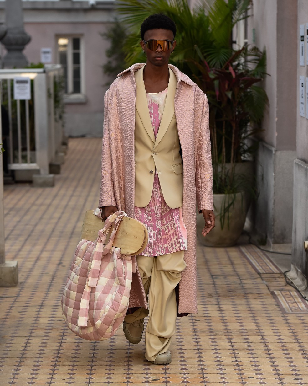 João Pimenta no SPFW — Foto: Divulgação/Agfotosite