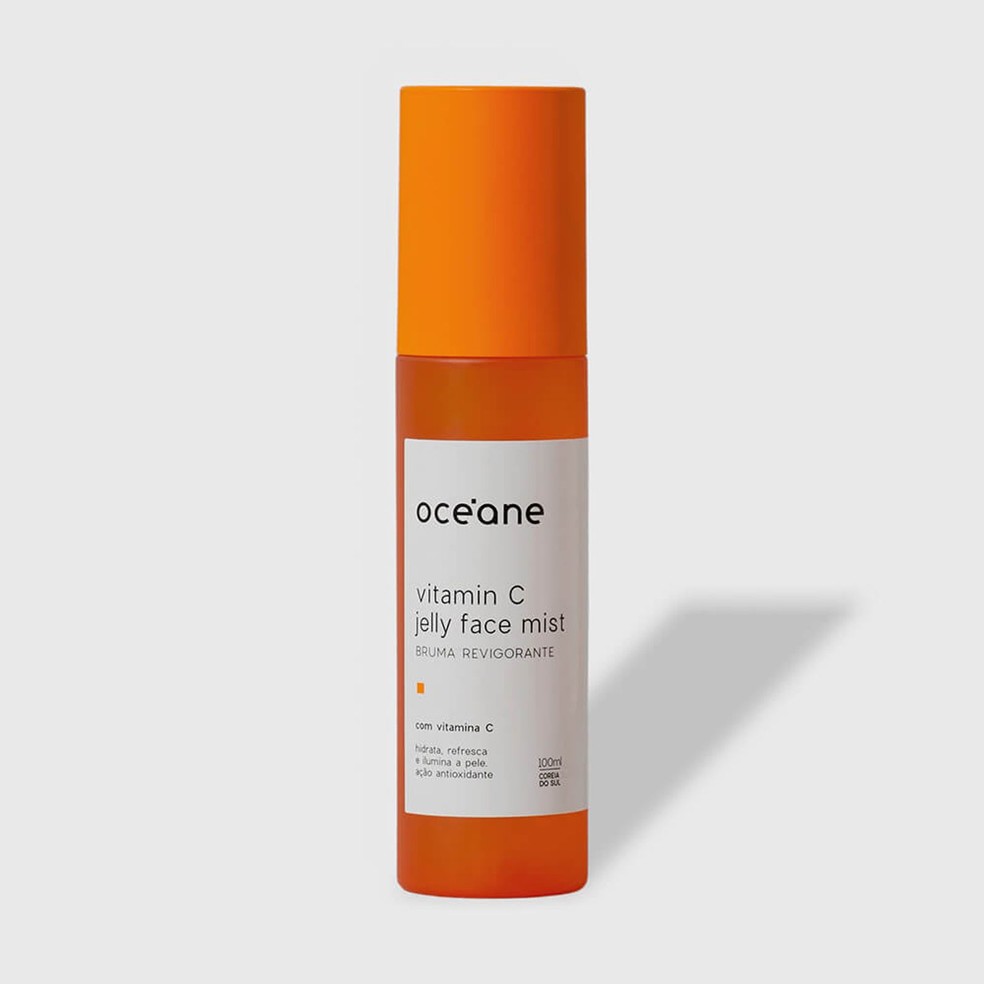 Bruma Revigorante Facial - Vitamin C Jelly Face Mist, Océane, R$68,90 — Foto: Reprodução