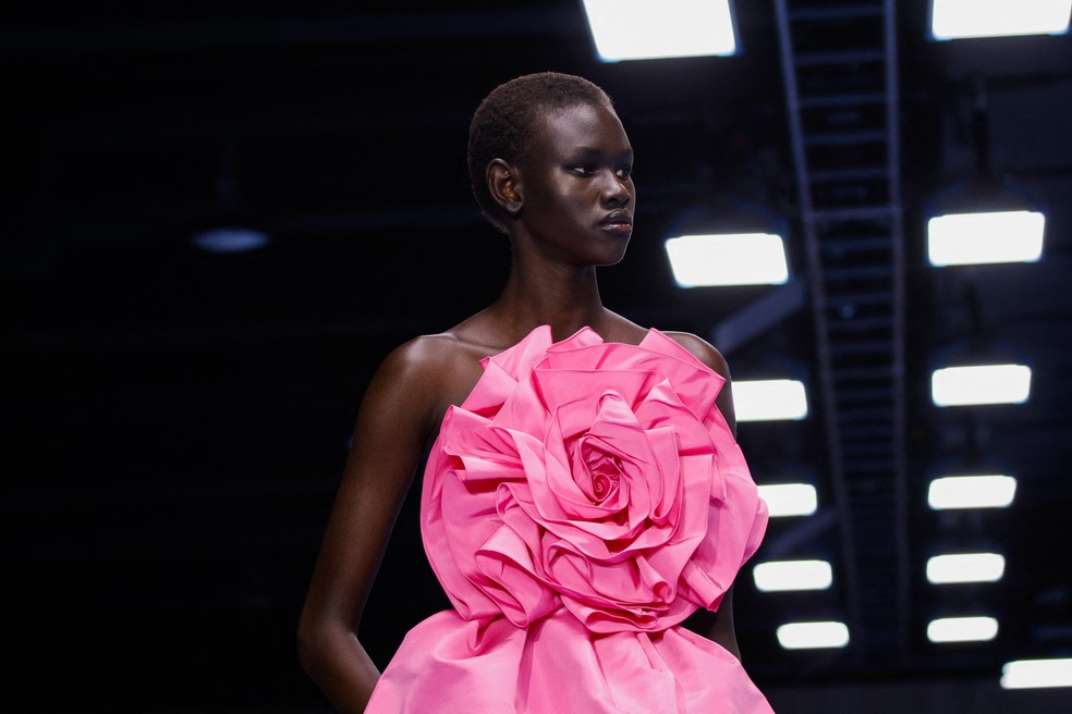 Carolina Herrera SS25 - NYFW — Foto: Giovanni Giannoni/WWD via Getty Images