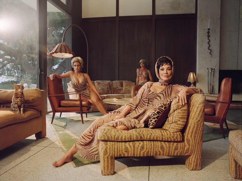 Skims, de Kim Kardashian, lança coleção em parceria com Roberto Cavalli — Foto: Nadia Lee Cohen/Divulgação