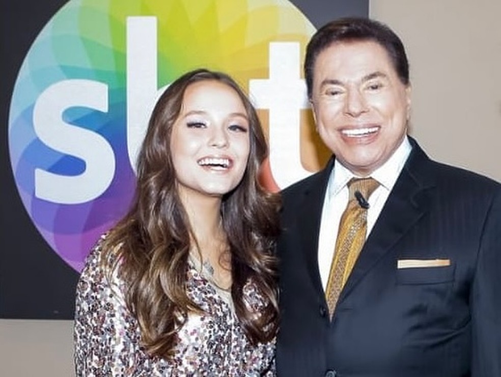 Larissa Manoela faz homenagem após morte de Silvio Santos — Foto: Reprodução/Instagram