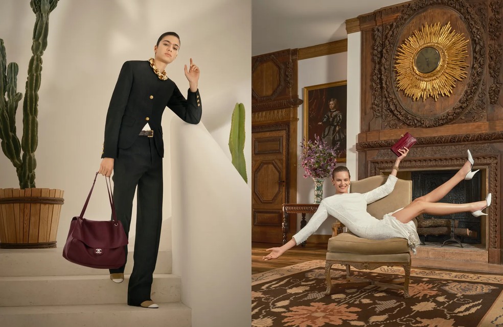 Campanha de primavera/verão 2026 da Chanel — Foto: Divulgação