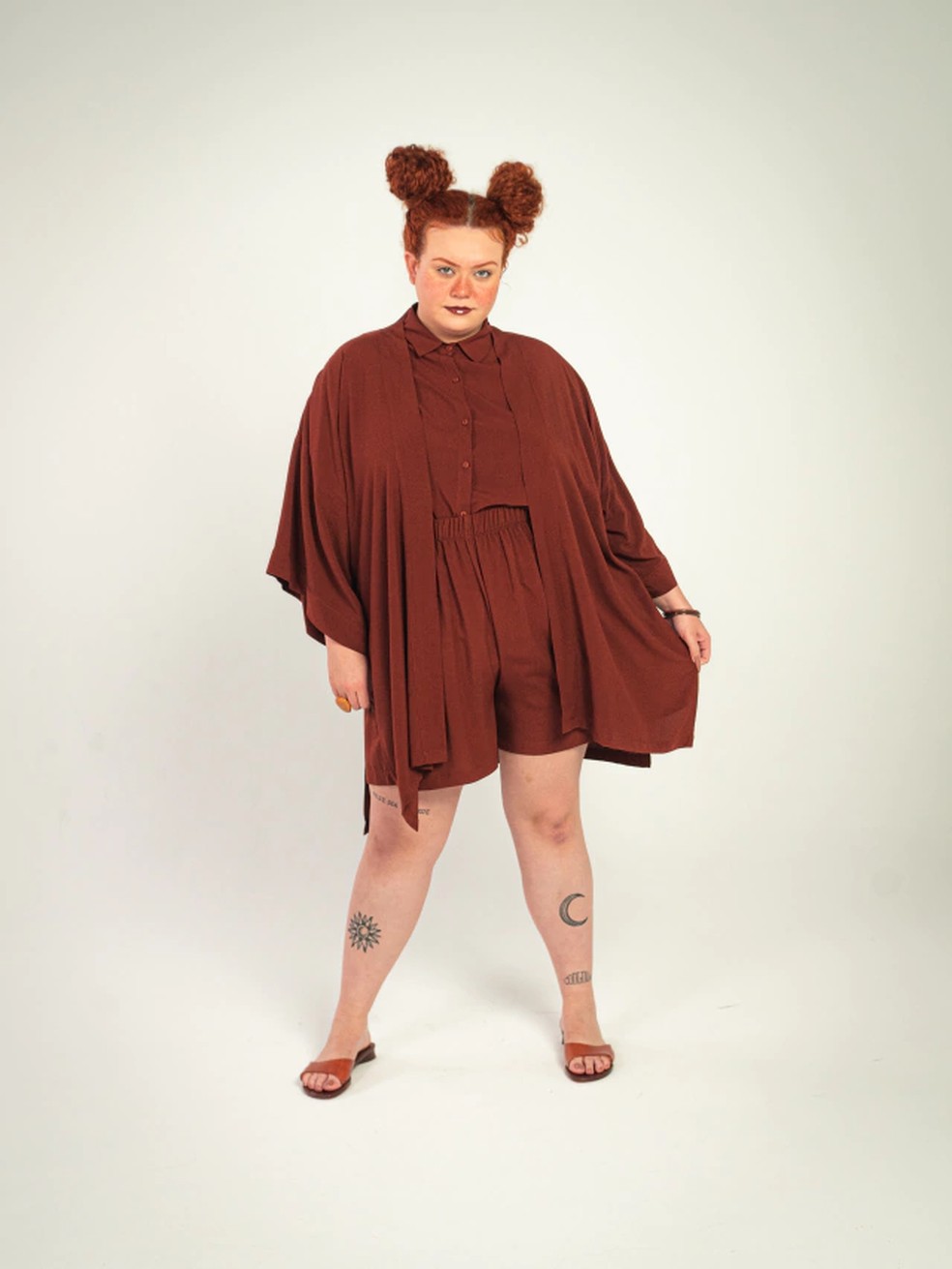 Calma São Paulo: shorts, R$ 149, camisa, R$ 229, kimono, R$ 239 — Foto: Divulgação