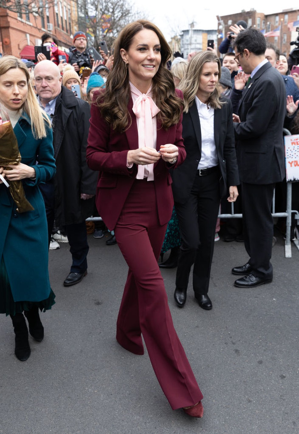 Kate Middleton em Boston — Foto: Getty Images