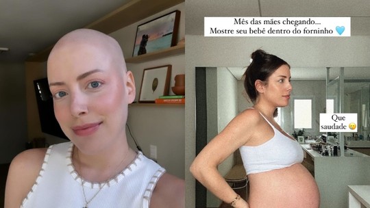 Fabiana Justus resgata foto rara da gravidez antes de tratar câncer: 'Que saudade'