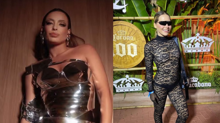 Beatriz Reis e Letícia Colin ousaram no visual para o show de Lady Gaga no Rio de Janeiro