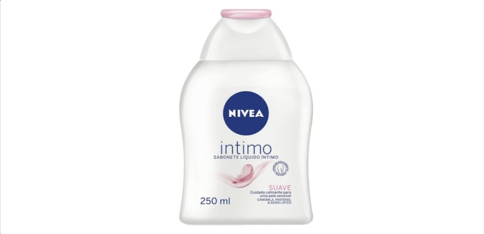 O sabonete íntimo da Nivea contém extrato de camomila para uma sensação de pele mais calma — Foto: Reprodução/Amazon