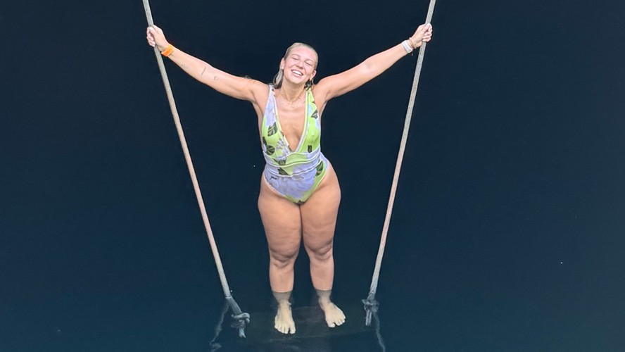 Lauren Pfeiff foi alertada sobre o lipedema por uma amiga e por seguidoras das redes sociais