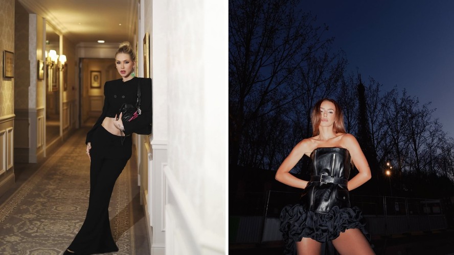 Virginia e Bruna Biancardi jantaram, sem querer, no mesmo restaurante em Paris, na França