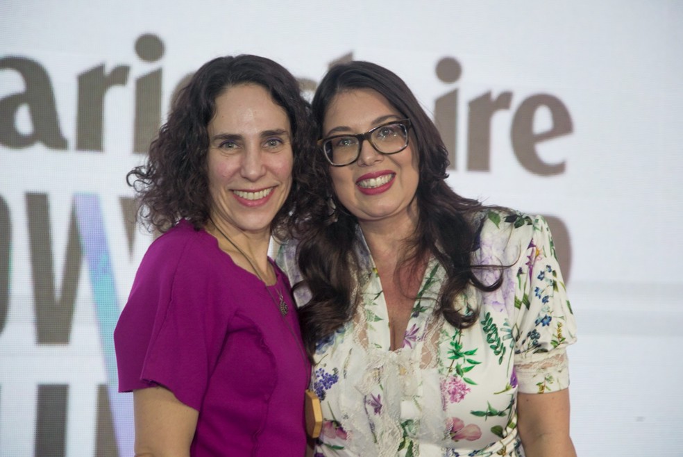 Maria Homem e Daniela Tófoli na 10ª edição do Power Trip Summit — Foto: Bruna Brandão