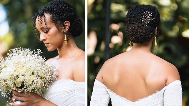 Penteado para casamento: 7 opções para noivas de cabelo cacheado