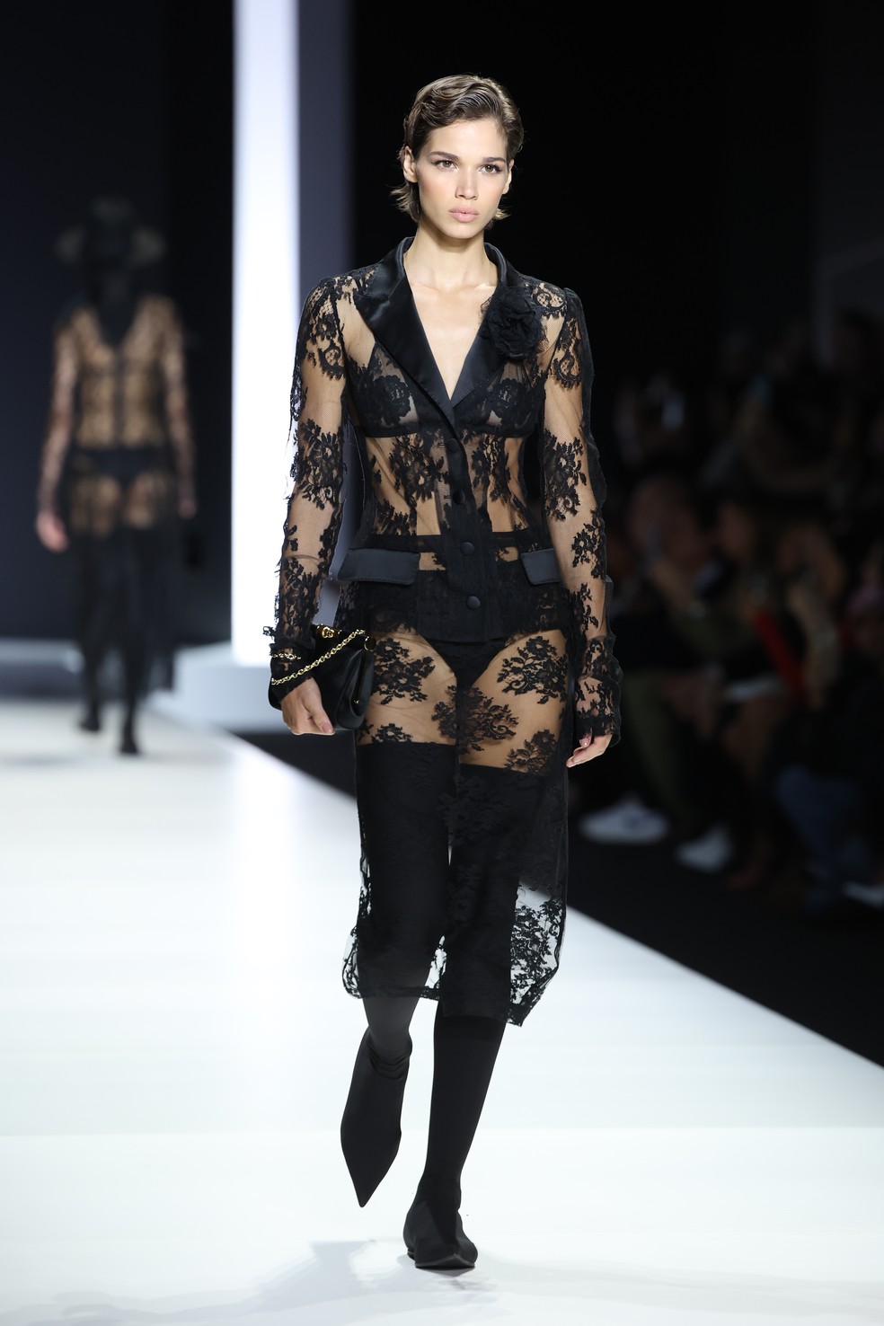 Desfile da Dolce&Gabbana na Semana de Moda de Milão — Foto: Getty Images