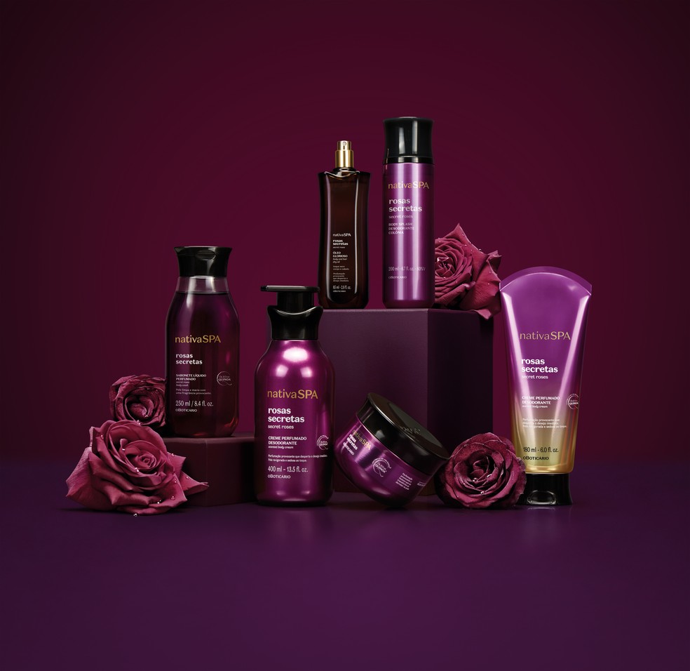 Nativa SPA Rosas Secretas, O Boticario — Foto: Divulgação