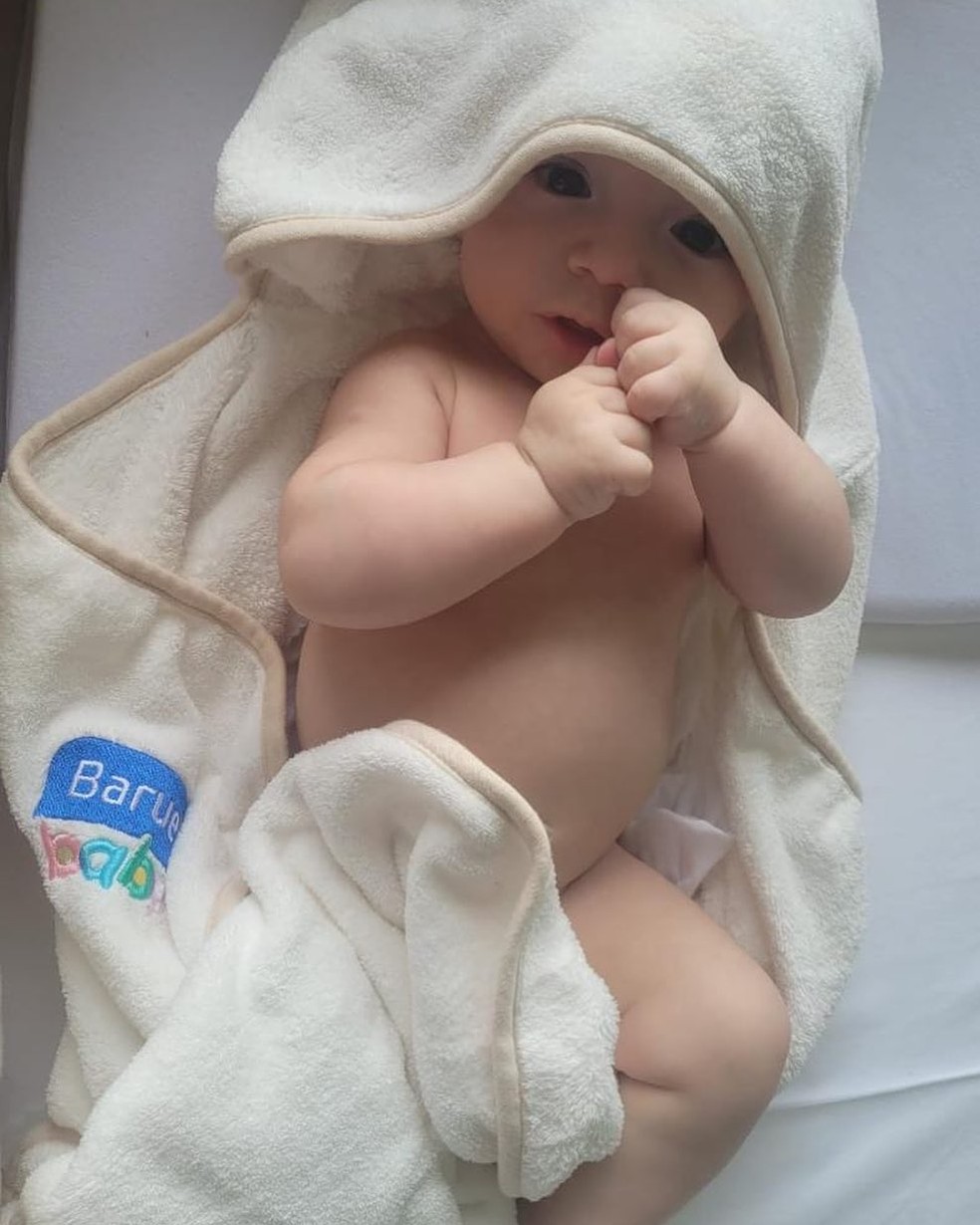 Claudia Raia postou nova foto do filho caçula e encantou a web — Foto: Reprodução Instagram