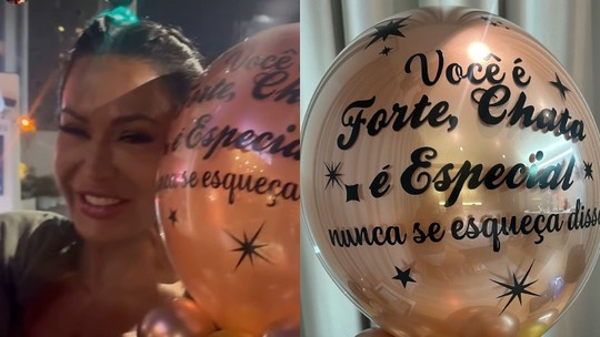 Após fim de casamento com Belo e polêmicas, Gracyanne Barbosa ganha surpresa de amiga: 'Forte, chata e especial'