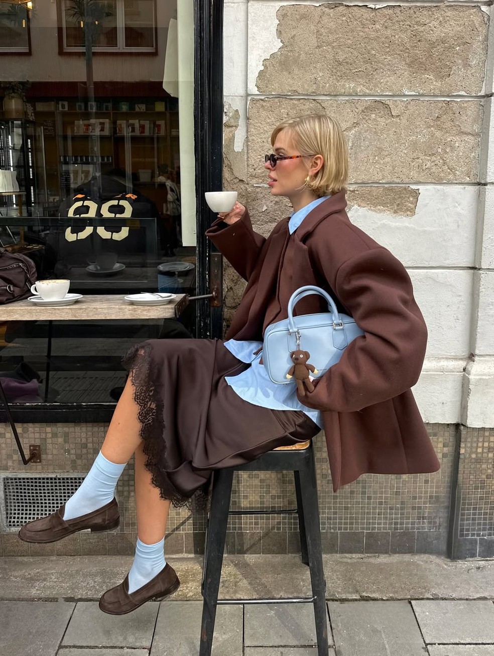 5 combinações de cores nada óbvias para testar nos looks desta temporada — Foto: Reprodução/Instagram @linda.sza