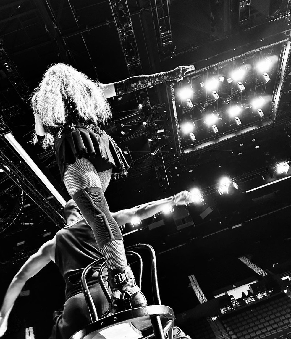 Madonna está ensaiando para sua próxima turnê mundial — Foto: Reprodução/ Instagram