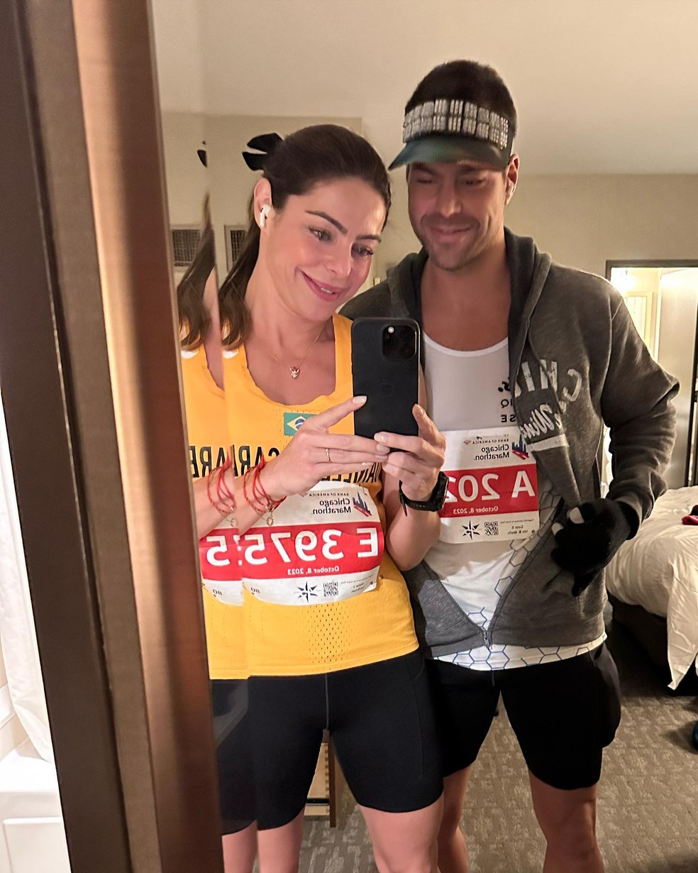 Daniella Cicarelli posta mensagem motivadora para marido estreante em maratonas — Foto: reprodução/instagram