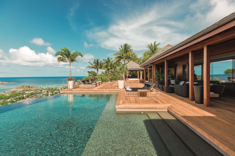 Deck panorâmico da Villa Jade — Foto: Divulgação