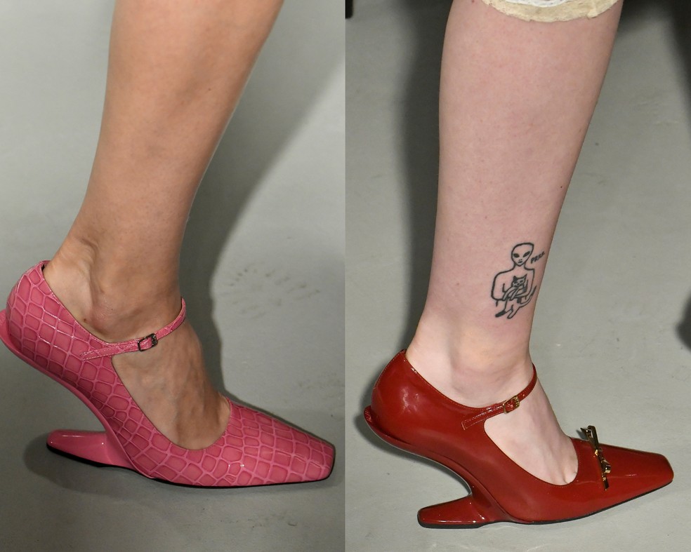 Os sapatos mais inusitados das semanas de moda - N21 — Foto: Getty