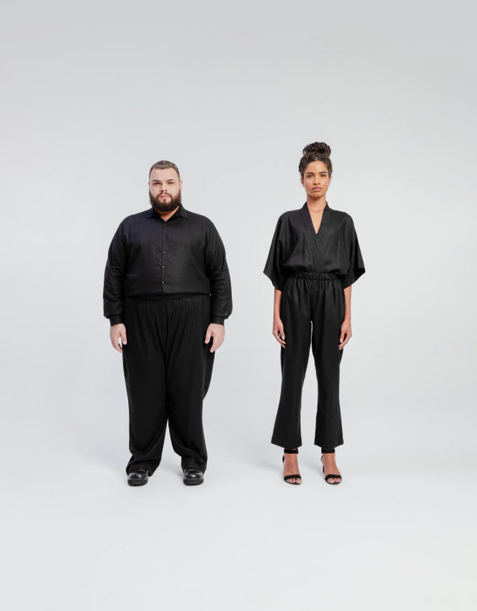 Calma São Paulo: calça, R$ 199, camisa, R$ 249, kimono, R$ 239 — Foto: Divulgação