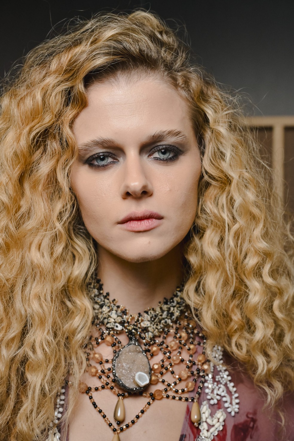 Beleza do desfile da Hisha, RioFW — Foto: Divulgação/AGFotosite