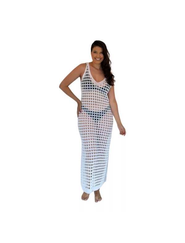 Vestido saída de praia Xhica Tricot