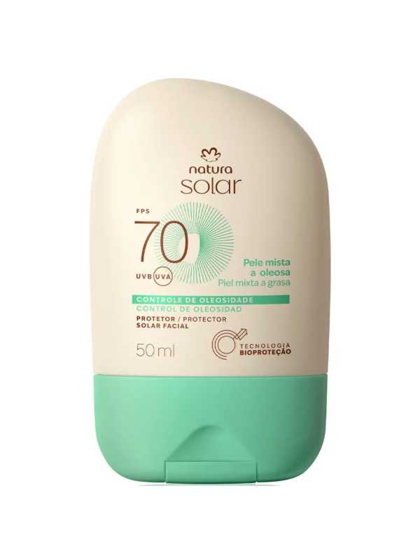 Protetor Solar Facial Natura Fluido FPS70 