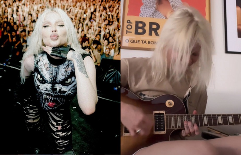 Luísa Sonza mostra evolução na guitarra nas redes sociais