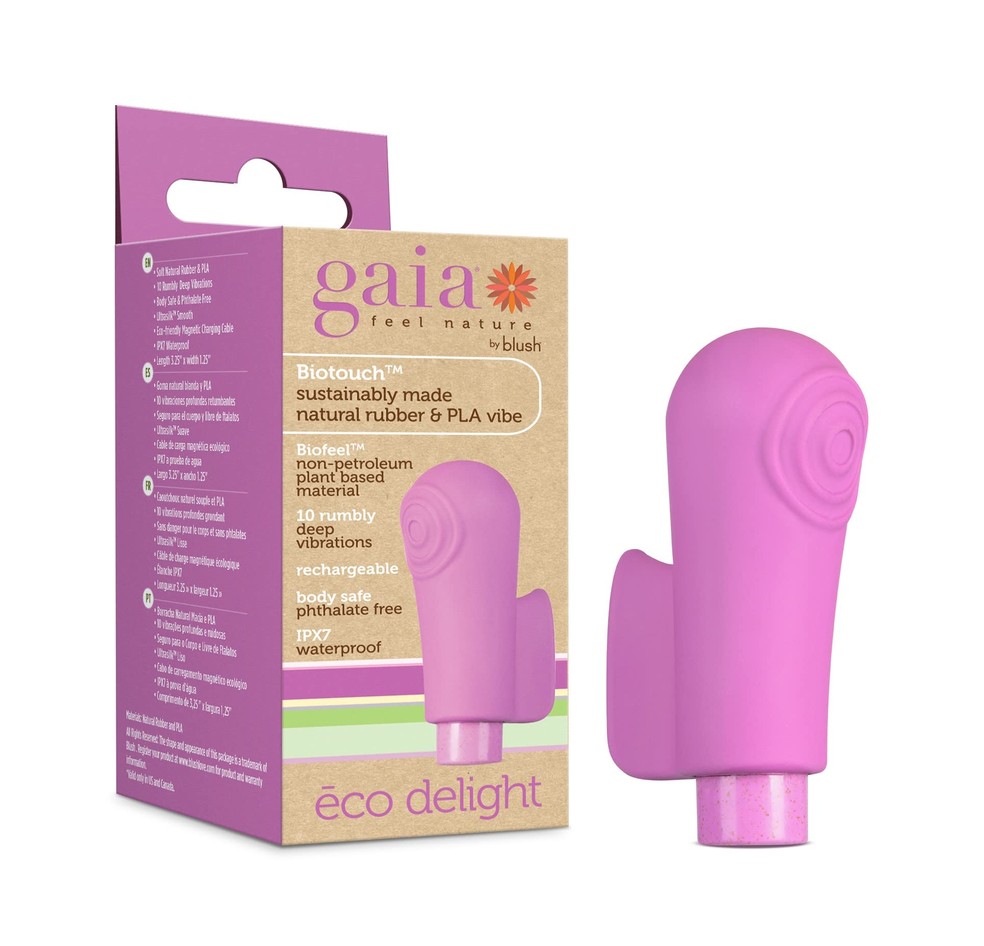 Vibrador sustentável Eco Delight, de Gaia — Foto: Divulgação