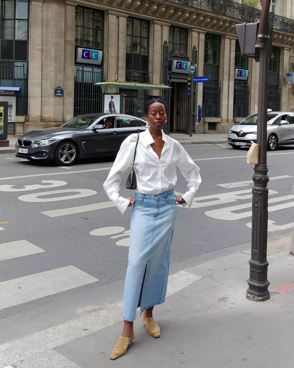 Camisa branca com jeans — Foto: Reprodução/Instagram