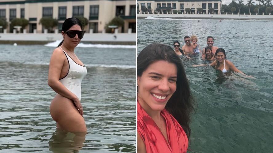 Simaria Ousada: Cantora Surge de Maiô em Rara Foto de Família