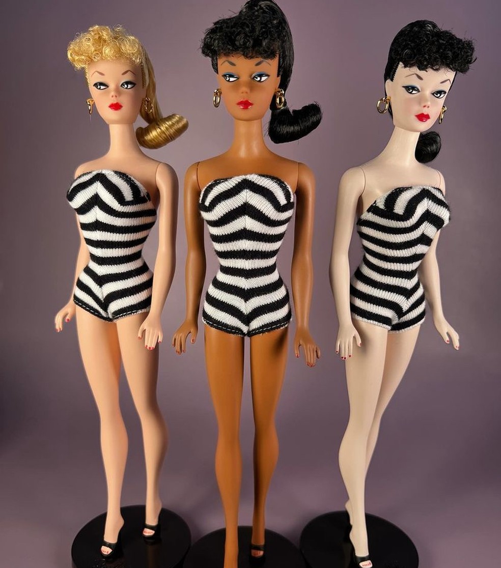 Icônica boneca da Barbie de1959 — Foto: Foto: Reprodução/ Instagram
