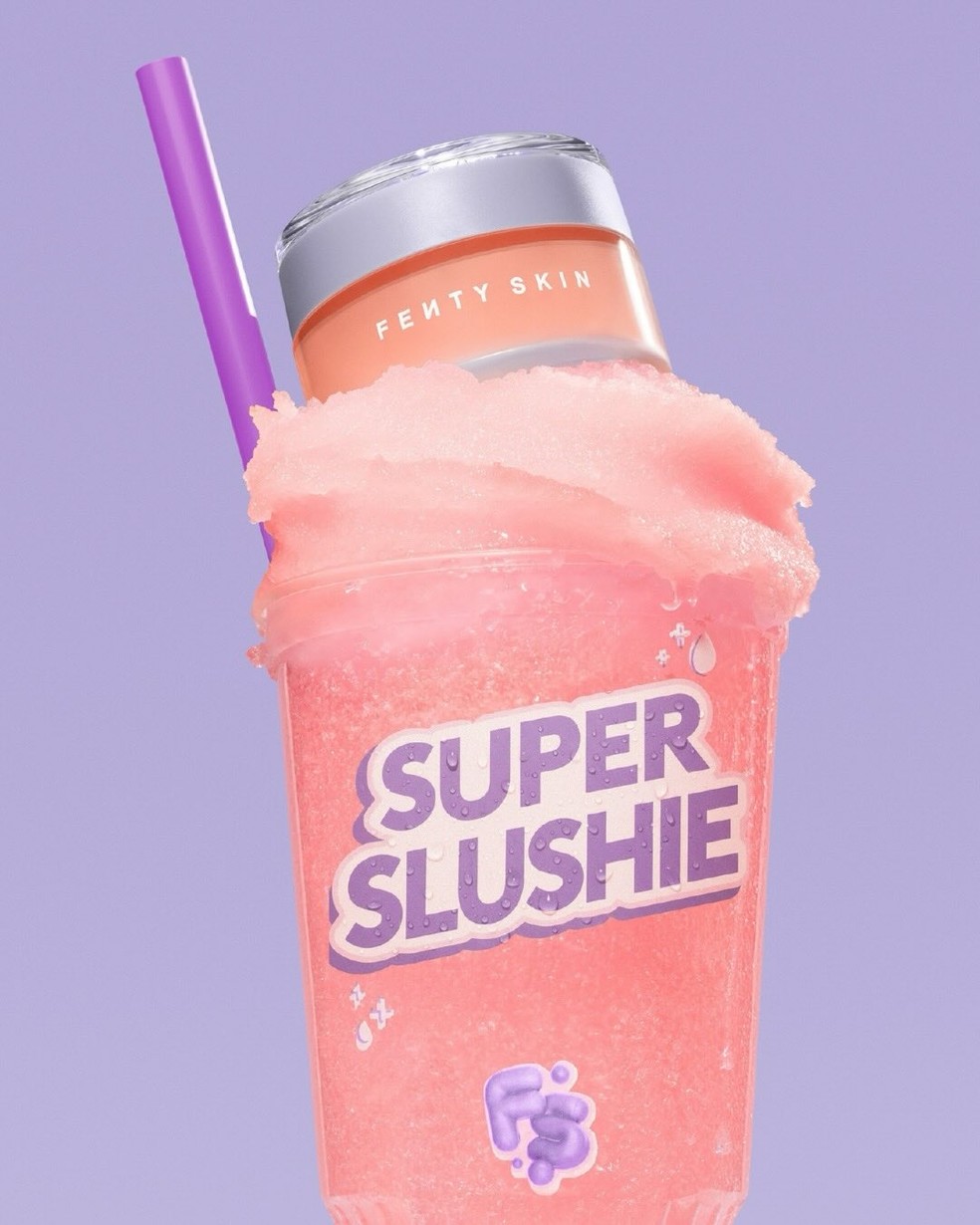 Dew N Plump Intense Hydration Slushie Mask, Fenty Skin — R$ 239 — Foto: Reprodução Instagram @fentyskin