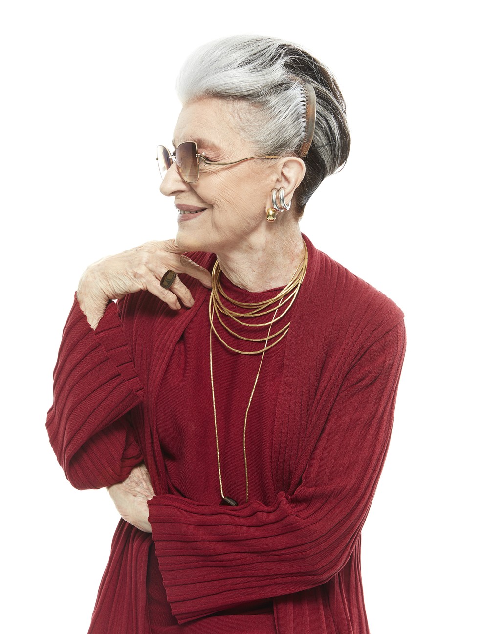 Costanza Pascolato para o especial de "À moda BR", que está na edição de setembro da revista impressa — Foto: Adriano Damas