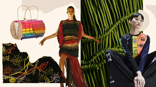 Time de designers brasileiros abre Semana de Moda de Londres com exposição de arte sustentável: 'Criando para o amanhã' Time de designers brasileiros abre Semana de Moda de Londres com exposição de arte sustentável: 'Criando para o amanhã'