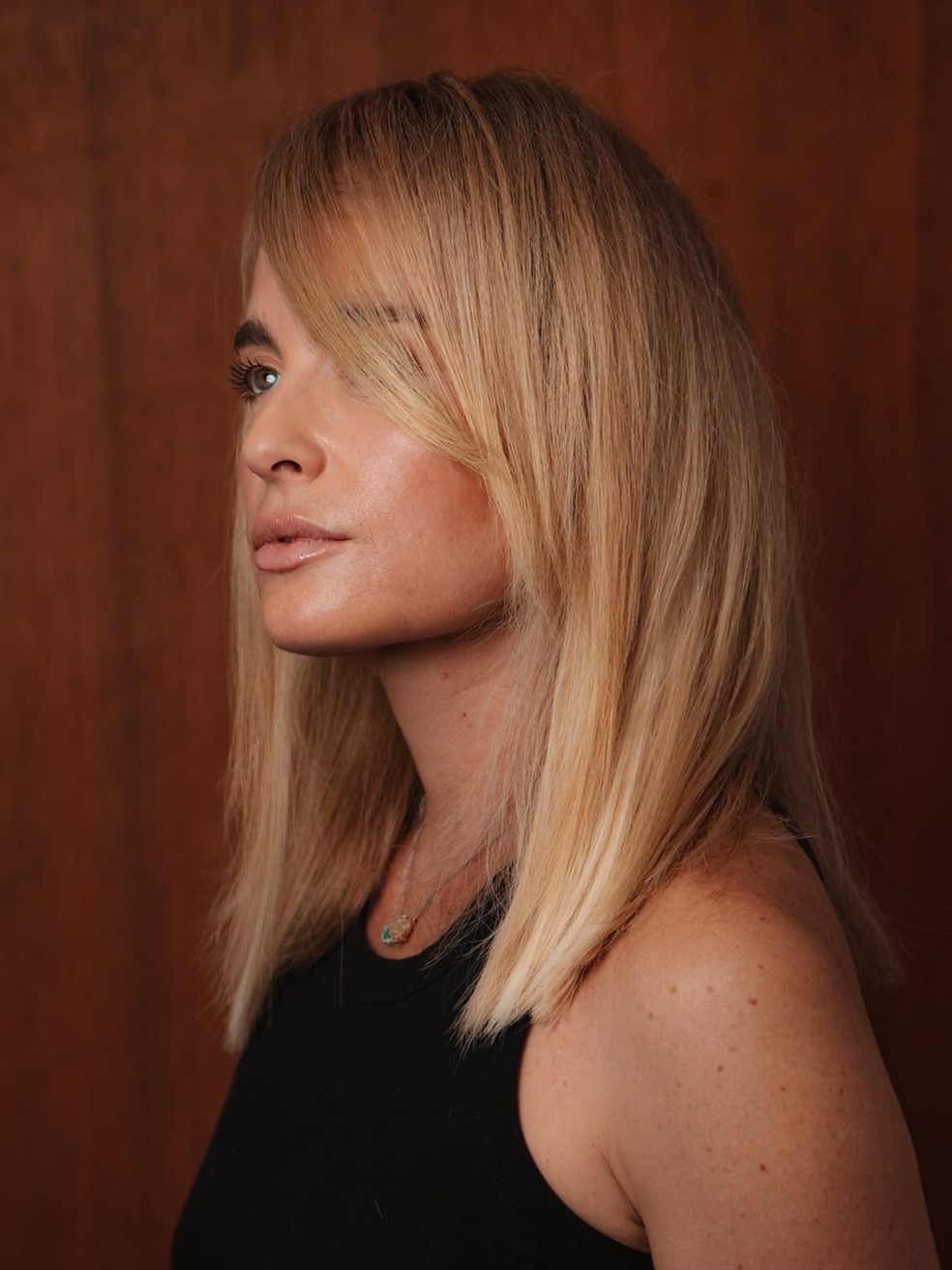 Angélica mostra fios curtos — Foto: Reprodução/ Instagram @angelicaksy