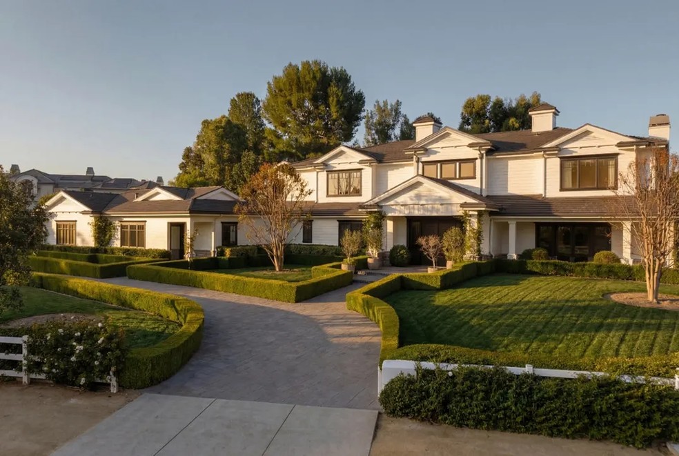 Kylie Jenner coloca mansão à venda por R$ 104 milhões — Foto: Cristiano Cruzio da Cruzio Studios