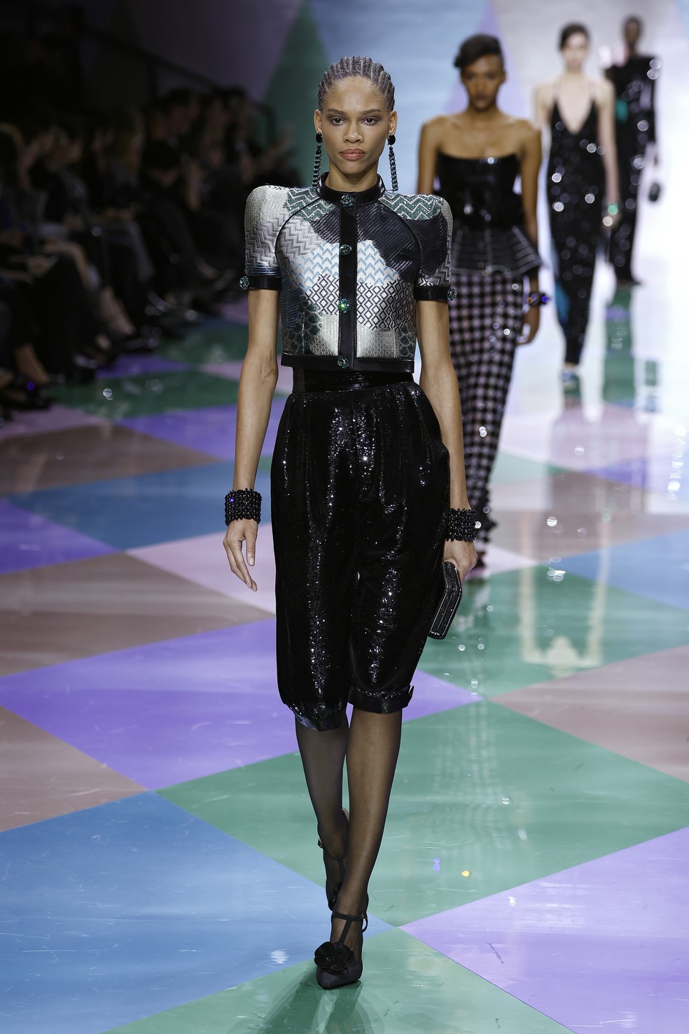 Giorgio Armani Privé primavera/verão 2023 — Foto: Getty