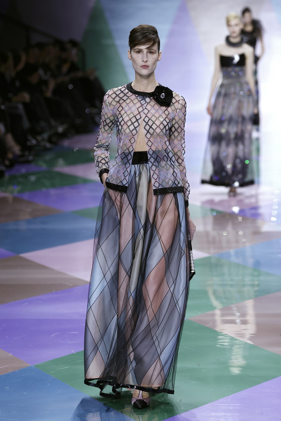 Giorgio Armani Privé primavera/verão 2023 — Foto: Getty